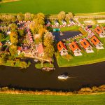 Vakantiepark in Friesland aan het water; de Schreiershoek